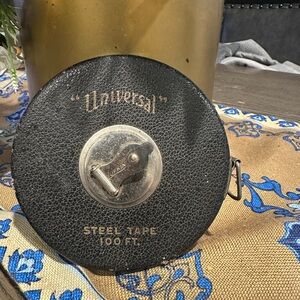 Vintage  100 FT Universal Steel Tape Measure